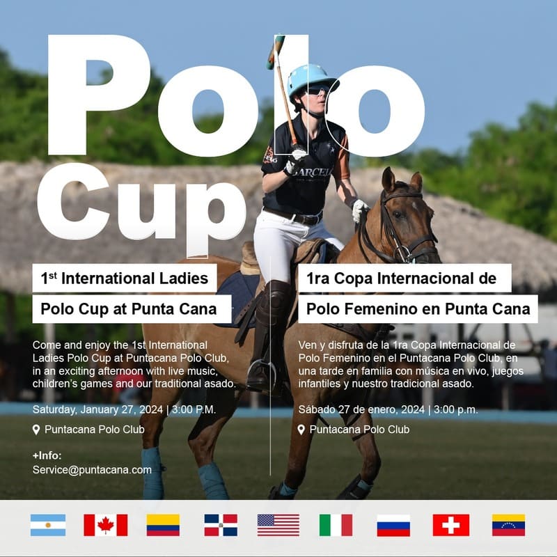 Puntacana Polo Club realizará 1ra Copa Internacional de Polo Femenino con jugadoras de nueve países