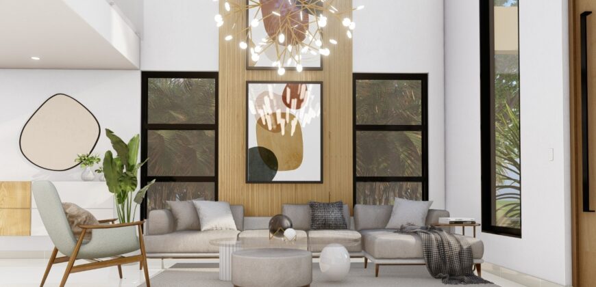 Venta Lujosas Villas con Patio y Piscina en Punta Cana – Lista para entrega