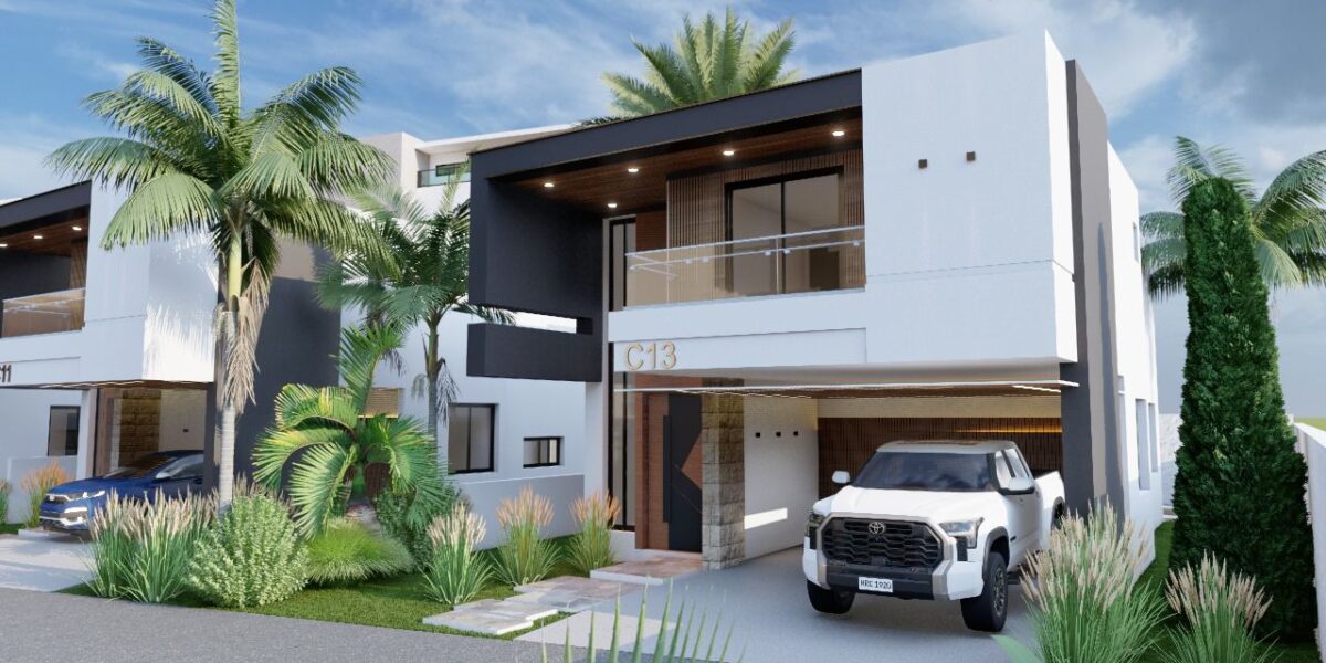 Venta Lujosas Villas con Patio y Piscina en Punta Cana – Lista para entrega