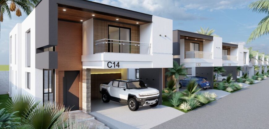 Venta Lujosas Villas con Patio y Piscina en Punta Cana – Lista para entrega