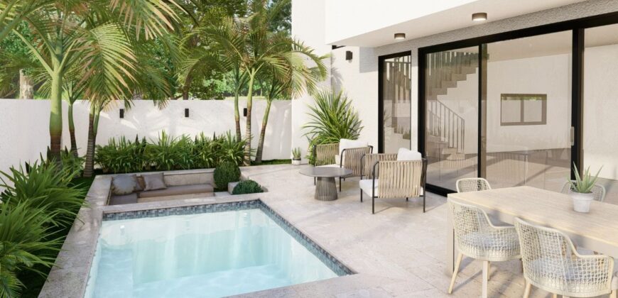 Venta Lujosas Villas con Patio y Piscina en Punta Cana – Lista para entrega