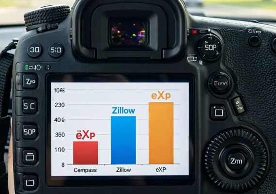 Compass Zillow y eXp analizando estrategias de premarketing