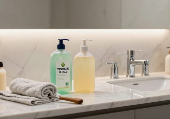 Limpieza mampara ducha con ingredientes naturales