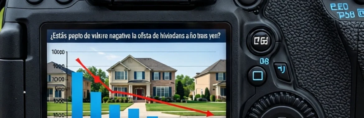 ¿Está a punto de volverse negativa la oferta de viviendas año tras año?