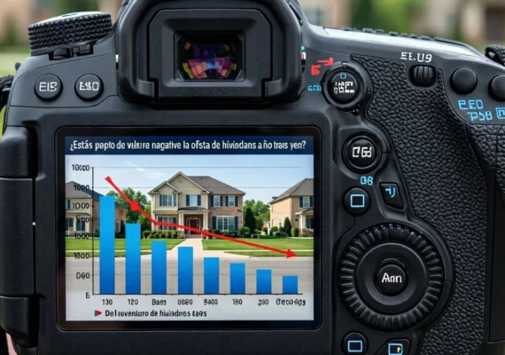 ¿Está a punto de volverse negativa la oferta de viviendas año tras año?