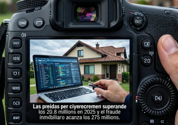 Las pérdidas por cibercrimen superan los 20.8 mil millones en 2025 y el fraude inmobiliario alcanza los 275 millones