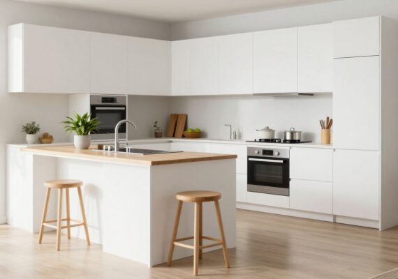 Cocina moderna: de fea a luminosa en un paso