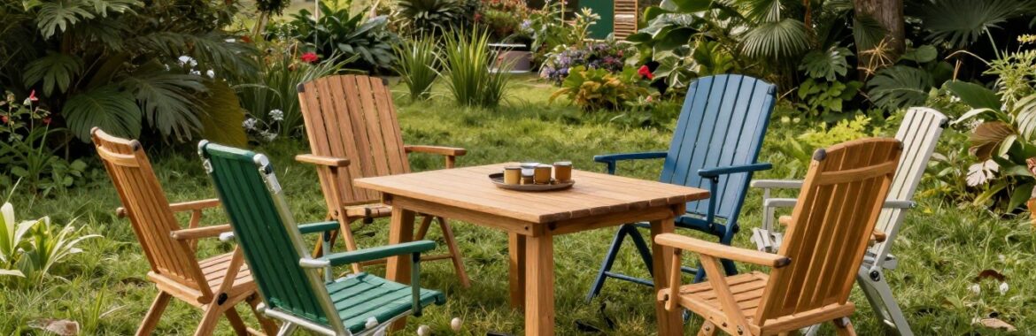 Sillas plegables de jardín cómodas y económicas