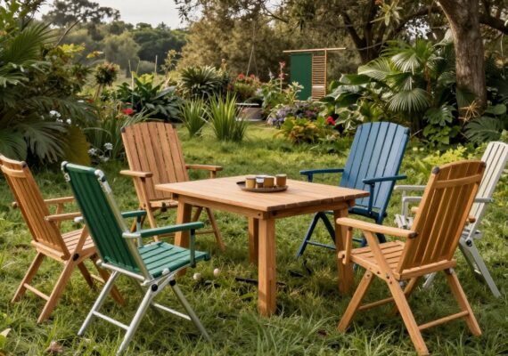 Sillas plegables de jardín cómodas y económicas