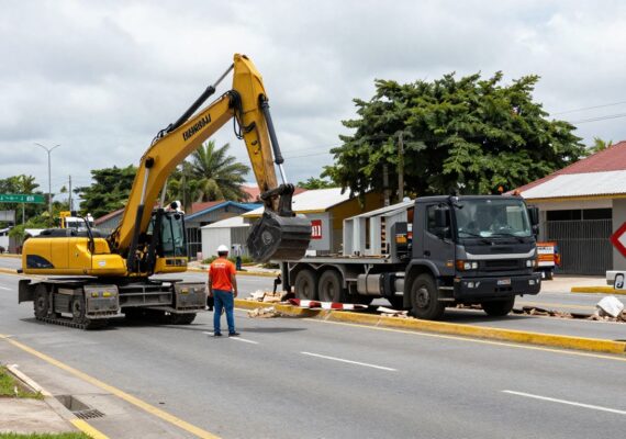 Cierre en la autopista Las Américas por trabajos nocturnos