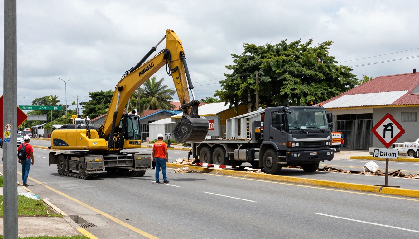 Cierre en la autopista Las Américas por trabajos nocturnos