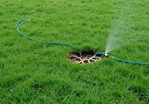 Cómo regar correctamente el césped en verano