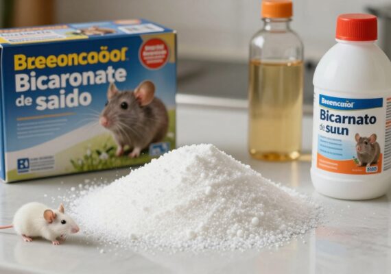 Mantén a las ratas alejadas con bicarbonato y azúcar