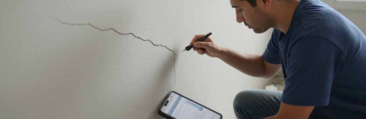 Revisión de vivienda después de un temblor
