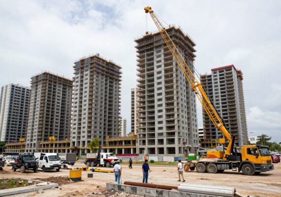 Crecimiento económico en construcción y turismo en RD
