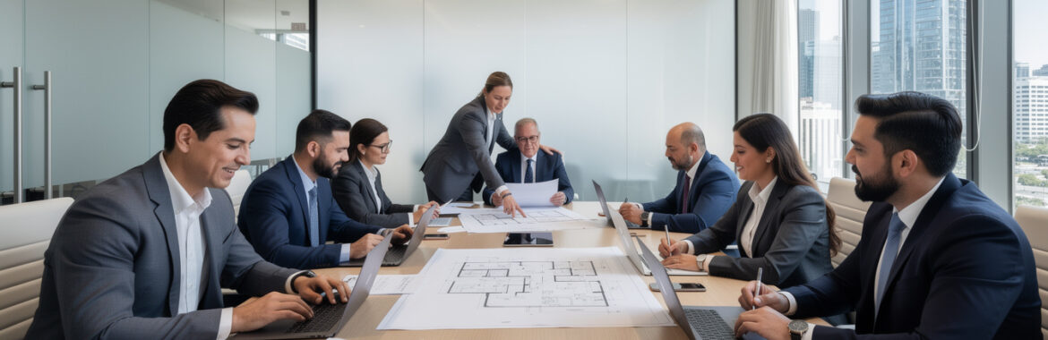 Trabajo en equipo en el sector inmobiliario